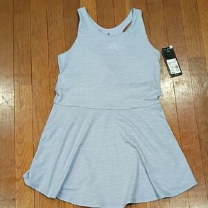 Adidas Blue Purple Girls Large Size 14 Dress Nwt